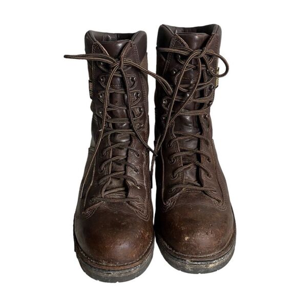 DANNER Pursuit Excel Mens Boots Gore Tex Brown Leather Work Boot Size 11.5 - Picture 3 of 10